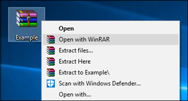how do i use rar files